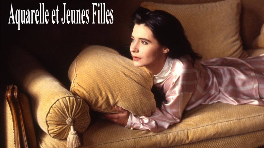 Emmanuelle 1992 - Aquarelle et jeunes filles